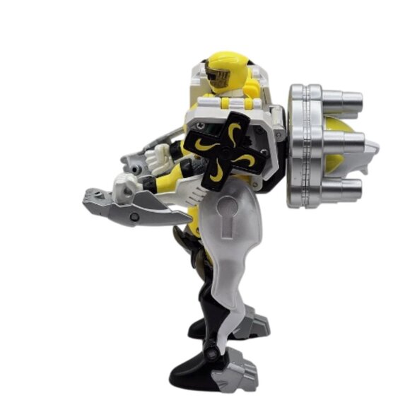 POWER RANGERS Ninja Storm Yellow Wind Triple Zord Morphin Lion 2002 BANDAI - Picture 2 of 2